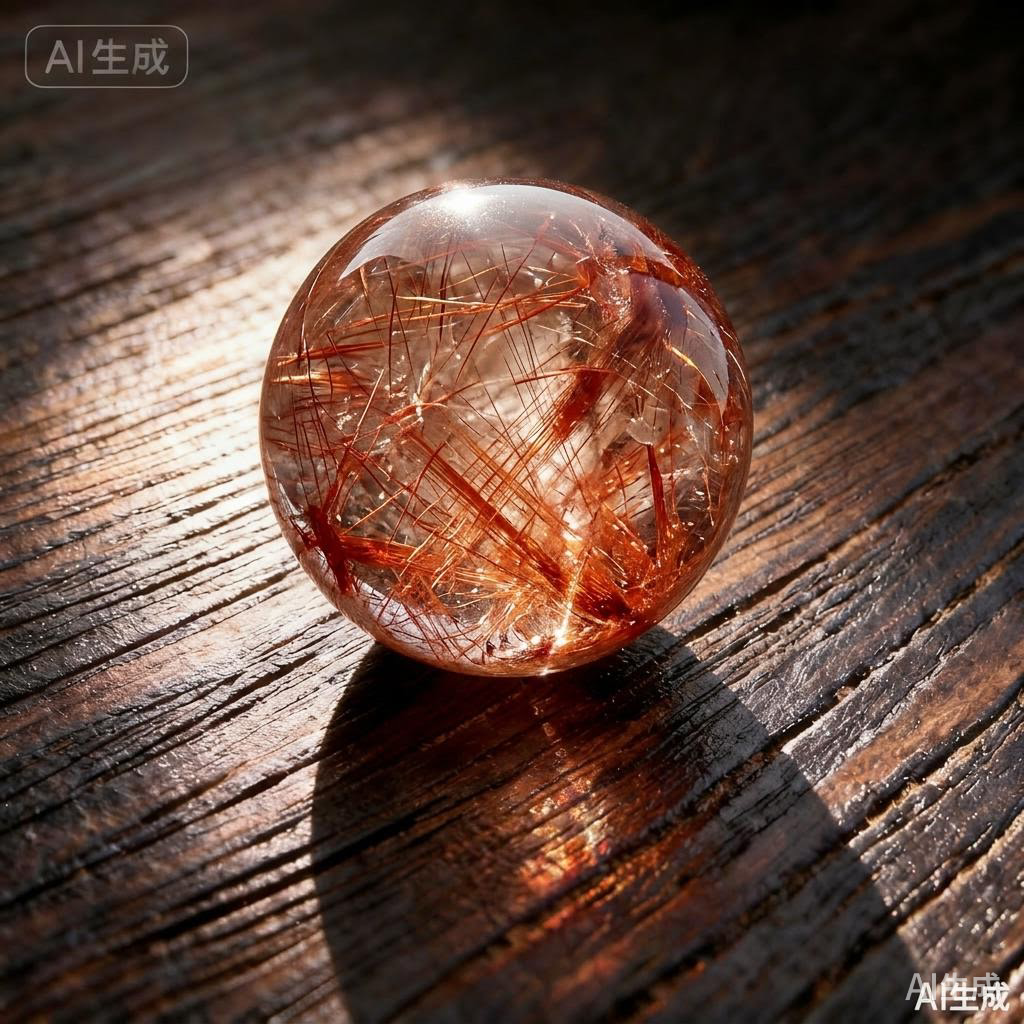 Red Rabbit Hair Crystal